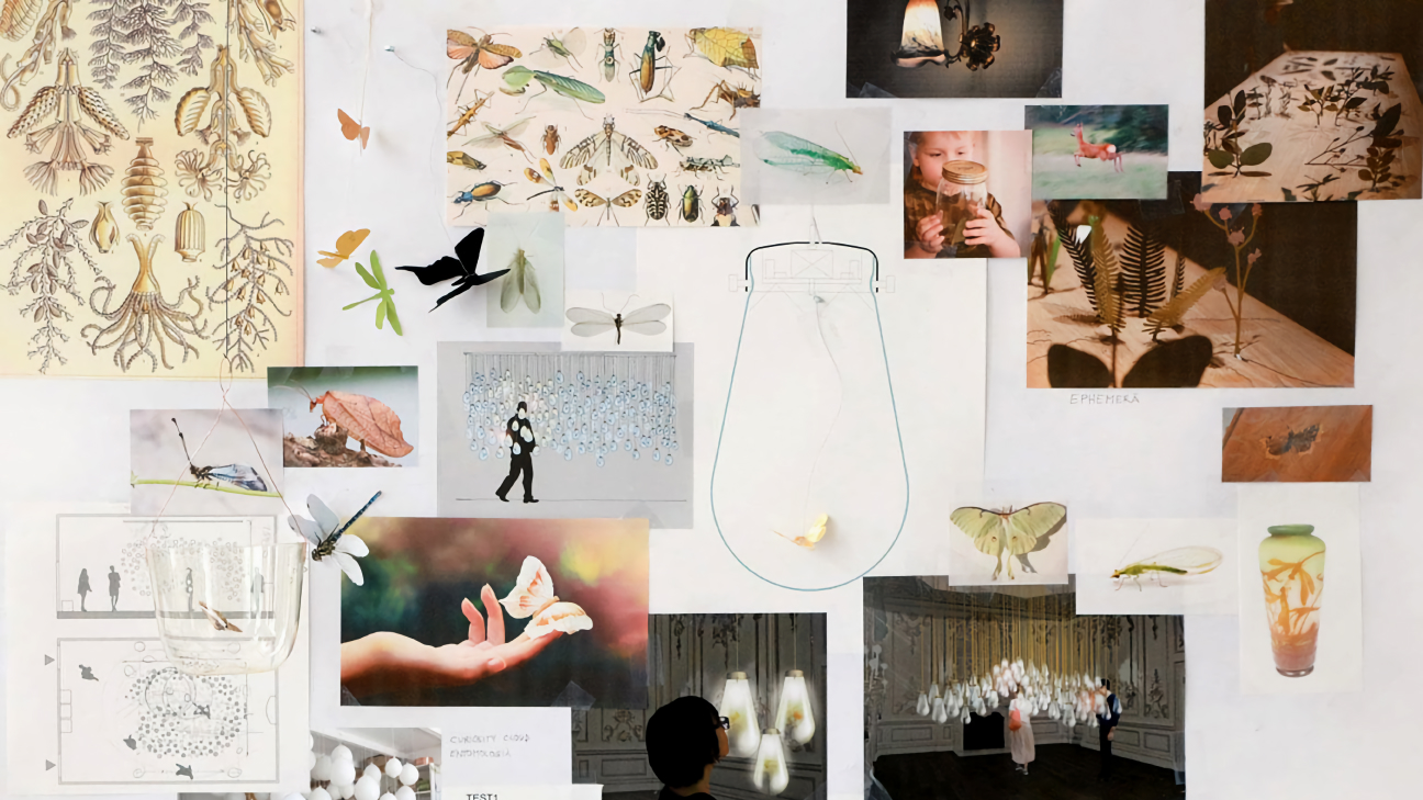 Moodboard for art installation